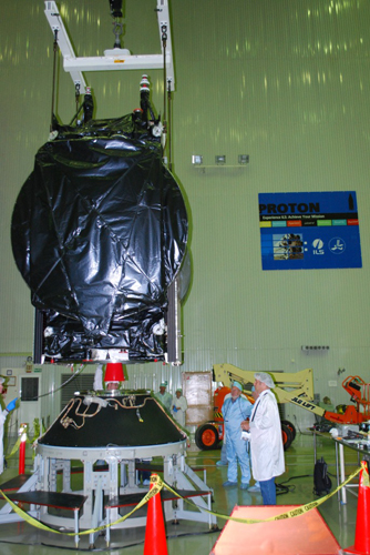 SES-3 Satellite Mechanical Fitcheck