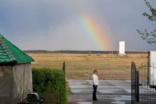 Rainbow in Baikonur